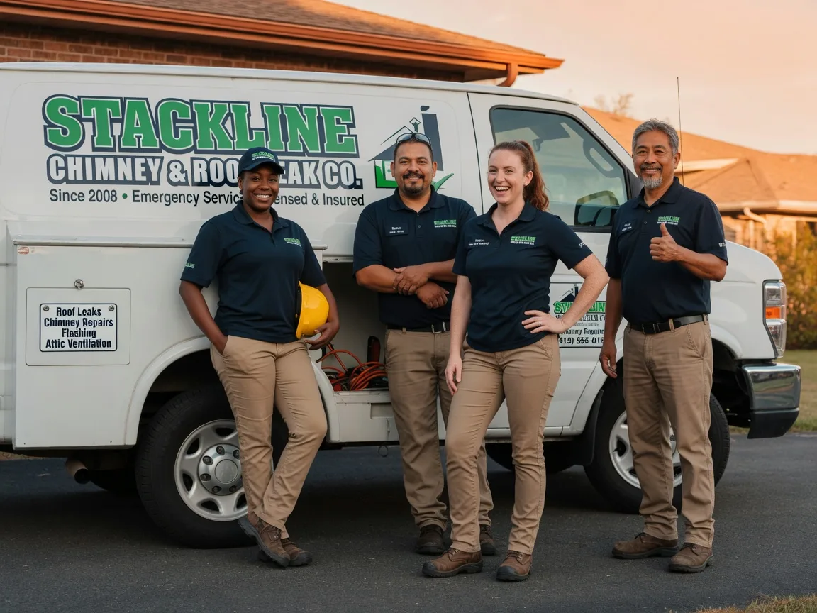 Chimney flashing repair company in Rockford, MN